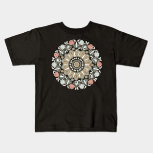 Llama Yoga Mandala Kids T-Shirt